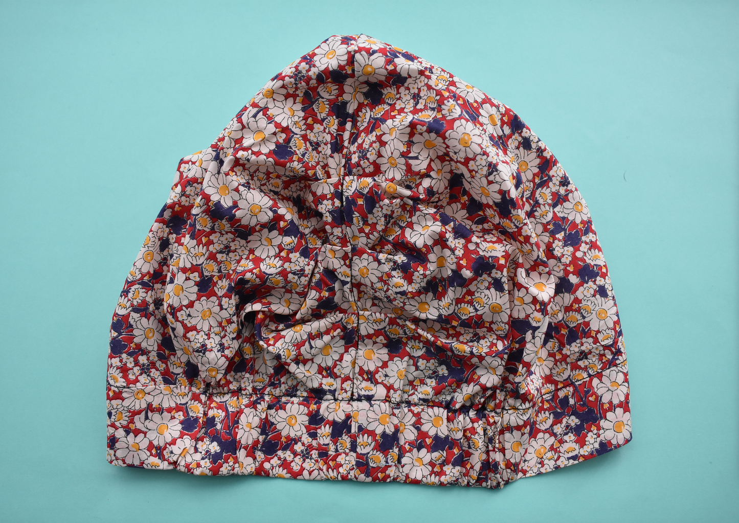 Salty Sea Knot - Swimming Cap Topper - Swim Turban - Vintage Liberty Daisy