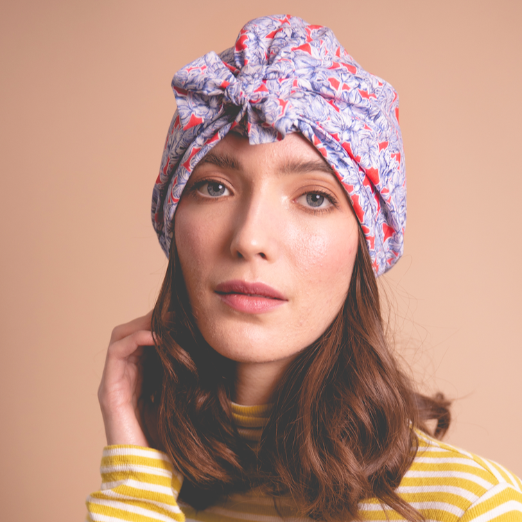 Ladies Turban Hat - Liberty of London Matilda Tulip