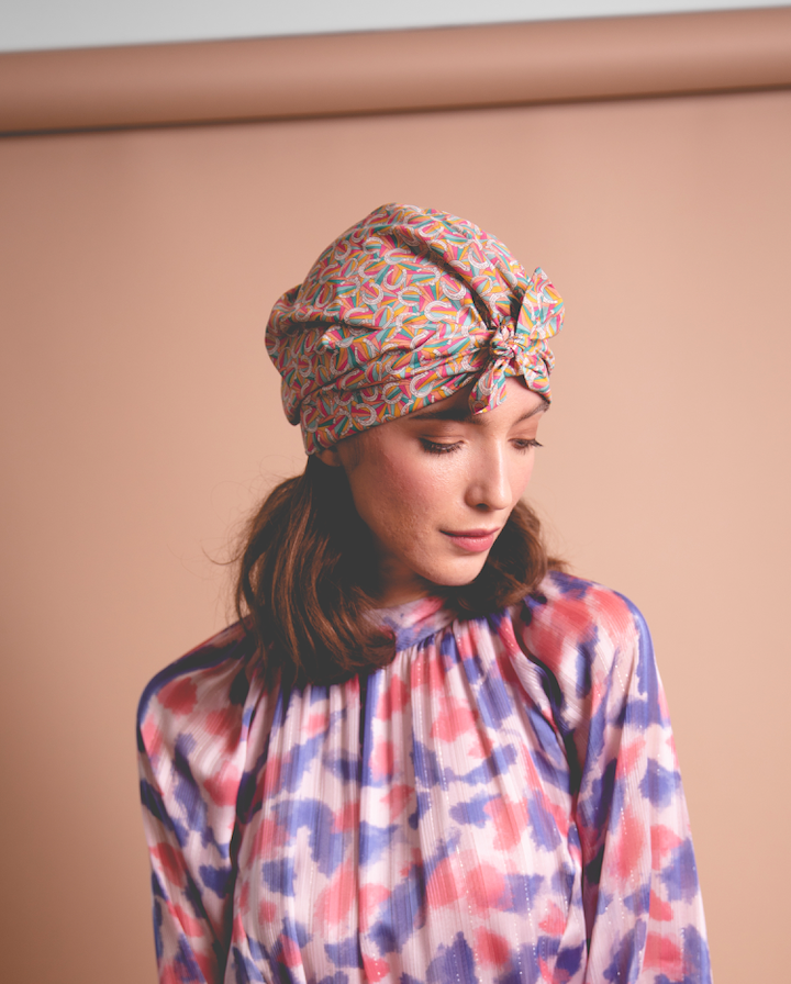 Ladies Turban Hat - Liberty of London Derby Day