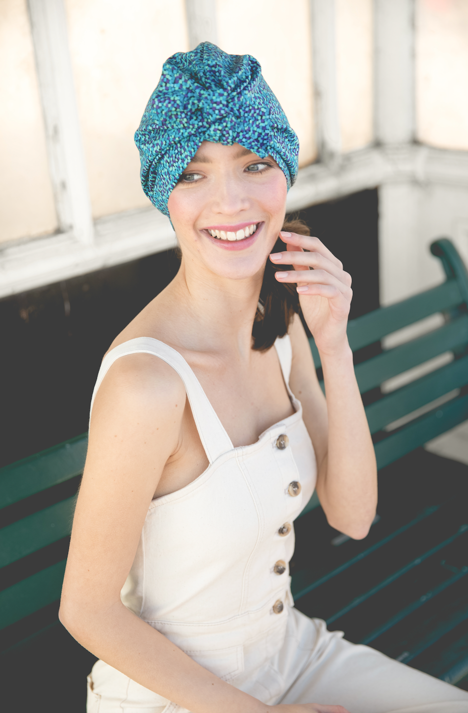 Ladies Turban Hat - Liberty of London Mayhaze