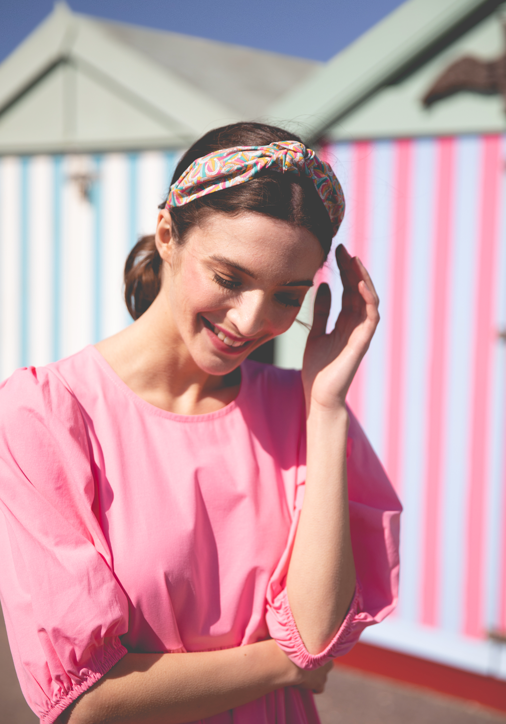 Ladies Knot Alice headband - Liberty of London Derby Day
