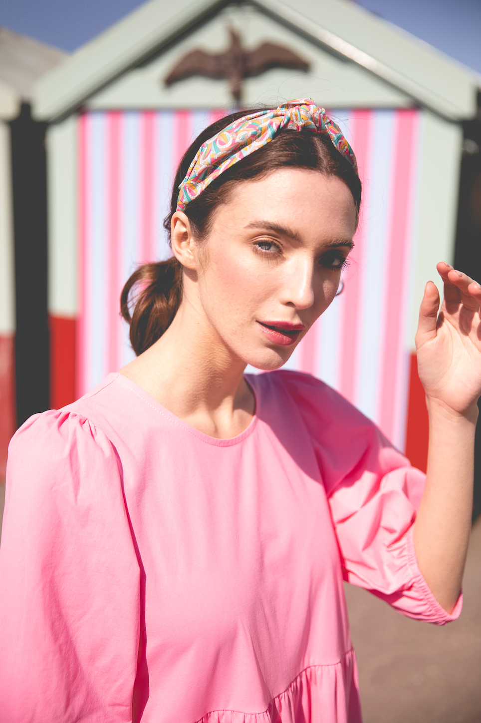 Ladies Knot Alice headband - Liberty of London Derby Day