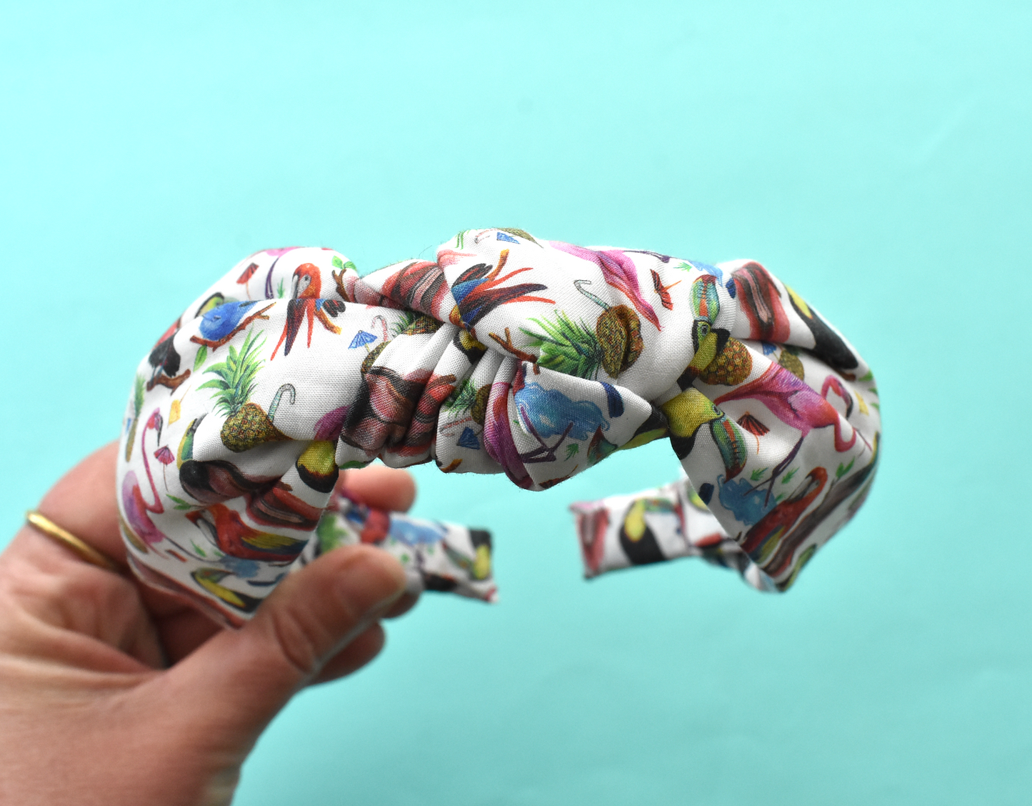 Ladies Knot Alice headband - Liberty of London Birds of Paradise