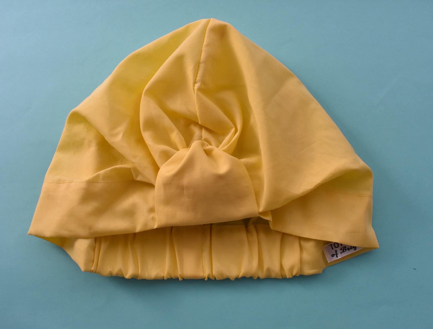 Salty Sea Knot - Swimming Cap Topper - Swim Turban - Yellow