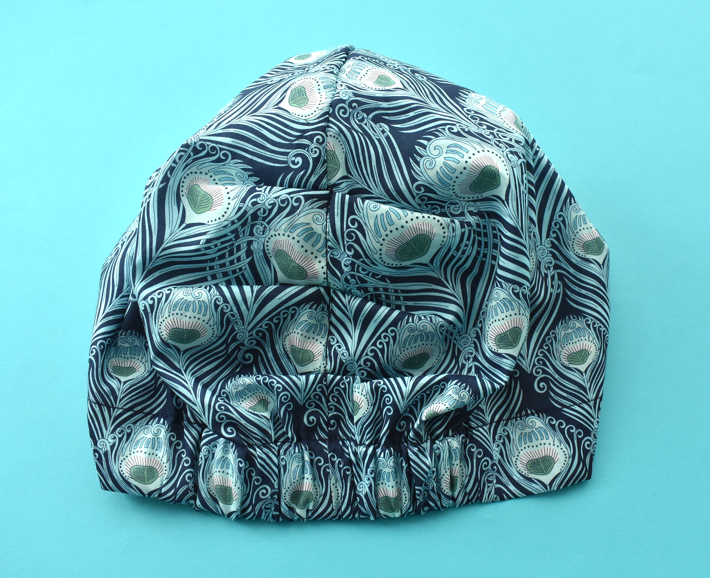 Little Land Girl Baby Hat - Liberty of London Caesar Peacock print - Limited Edition