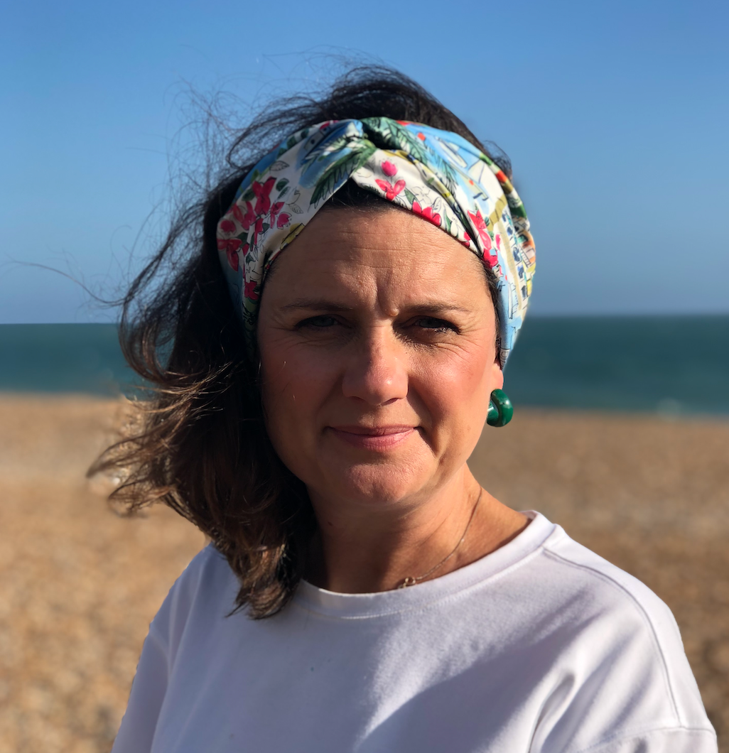 Ladies Twisted Turban Headband - Liberty of London Cape vista