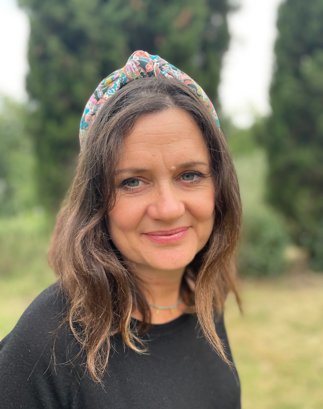 Knot Alice headband - Liberty of London Pink Pineapple