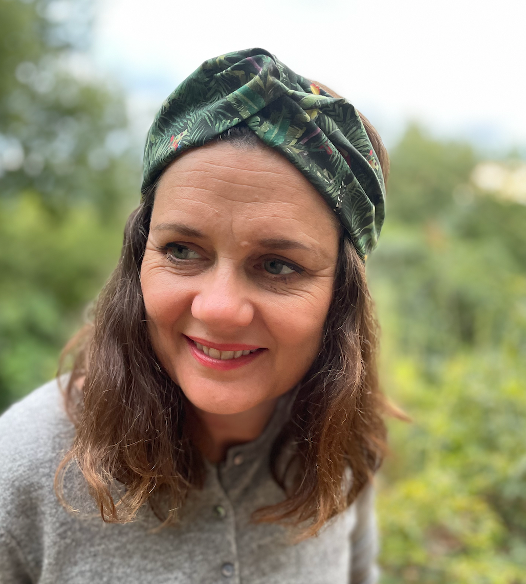 Twisted Turban Headband - Liberty of London Tou-Can Hide - Jungle Animals
