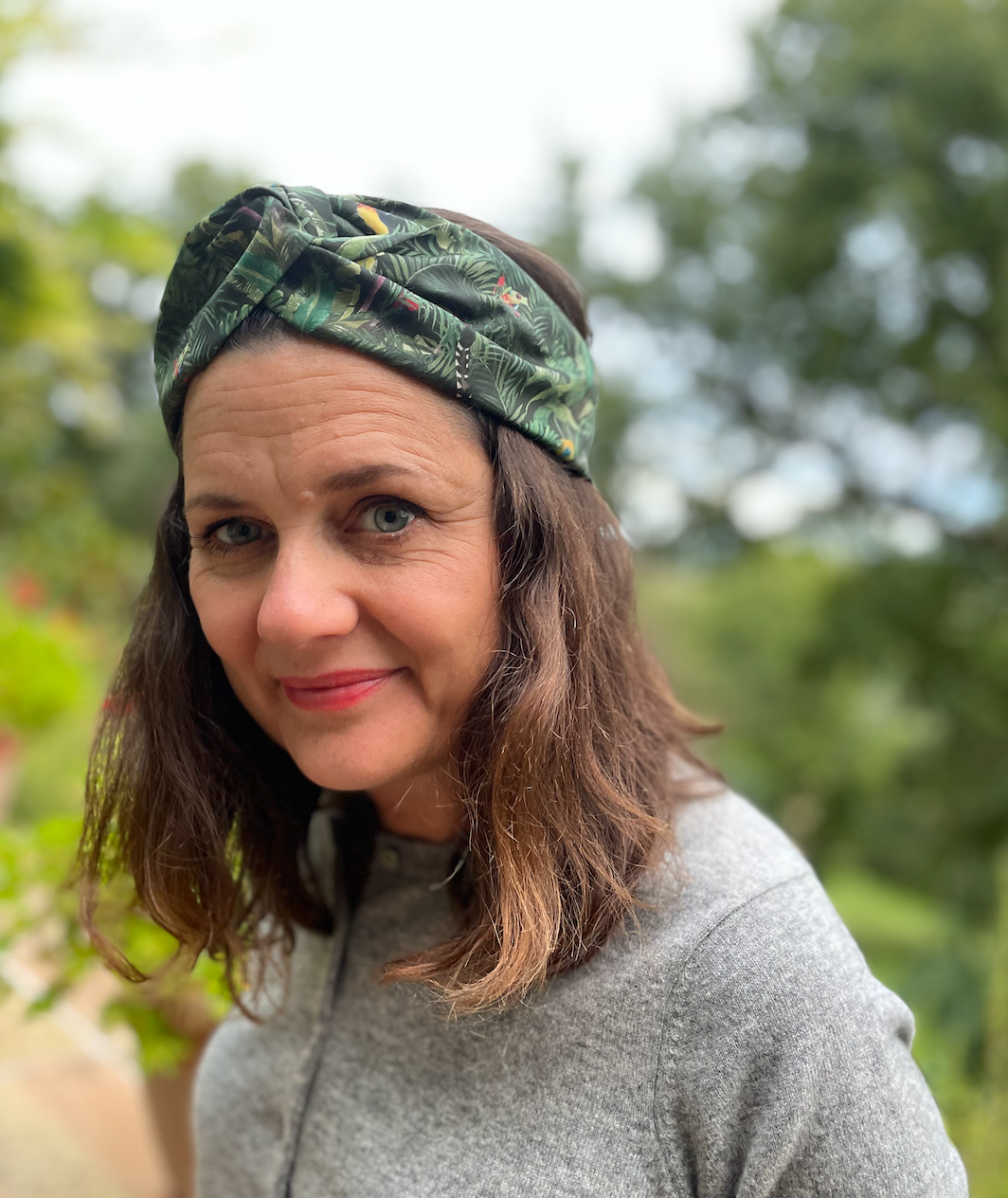 Twisted Turban Headband - Liberty of London Tou-Can Hide - Jungle Animals