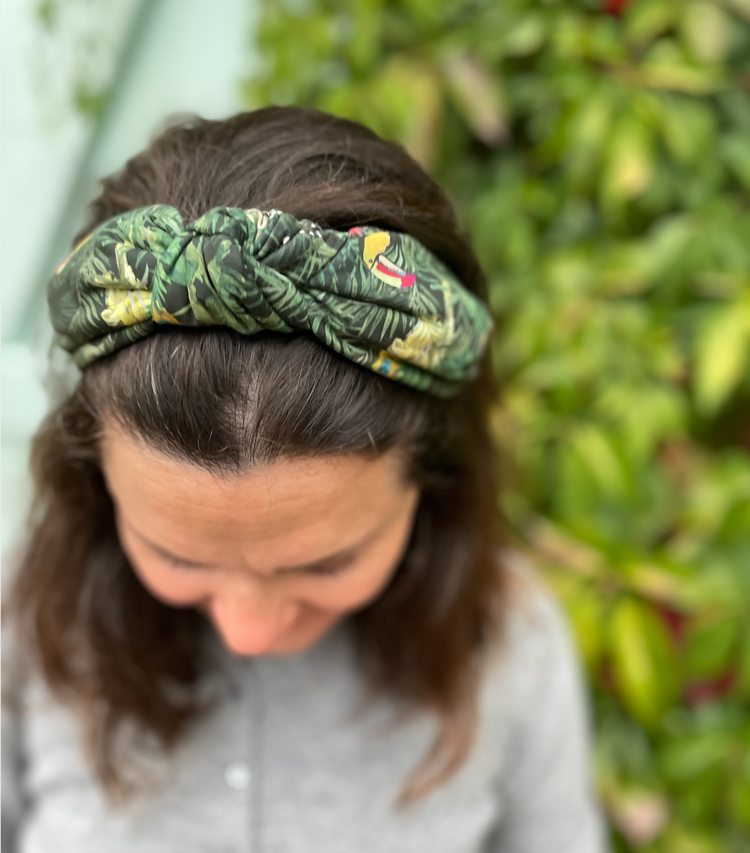 Knot Alice headband - Liberty of London Tou-Can Hide - Jungle