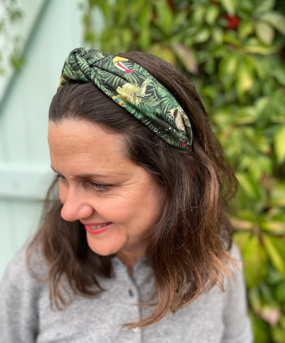 Knot Alice headband - Liberty of London Tou-Can Hide - Jungle