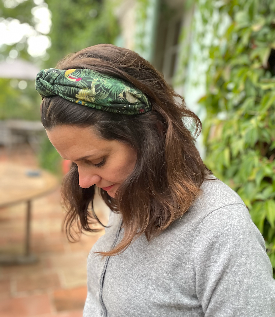Knot Alice headband - Liberty of London Tou-Can Hide - Jungle