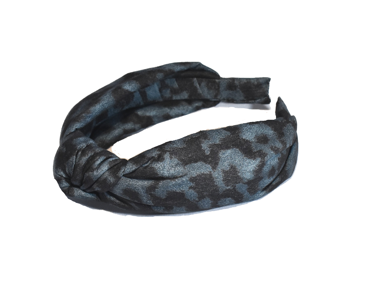Kids Knot Alice band - Liberty of London Blue Animal Plastic Fantastic print