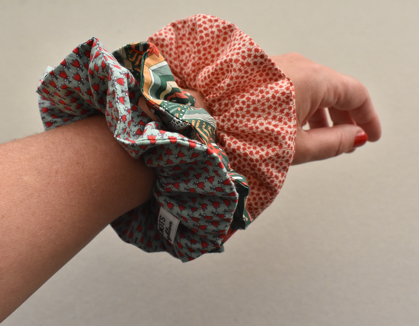 Christmas Scrunchie Bundle - 3 x Scrunhies in a mix of Limited Edition Vintage and contemporary Christmas Liberty prints