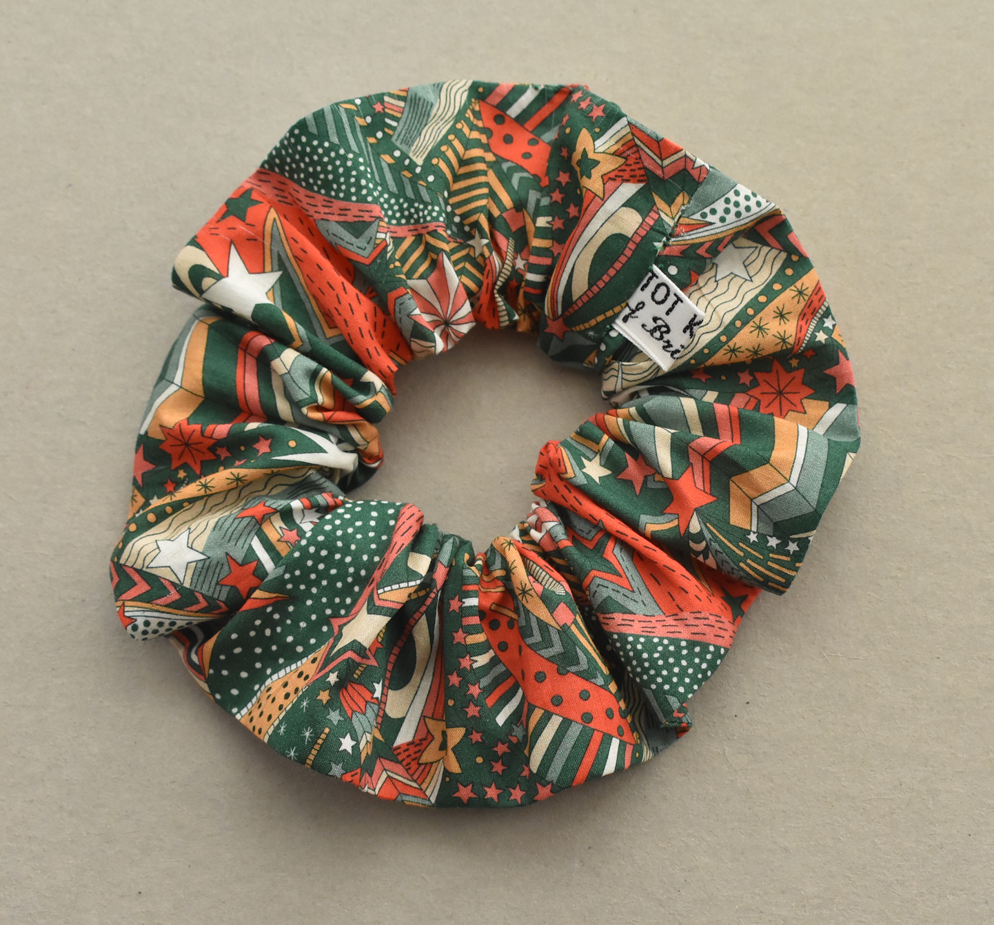 Christmas Scrunchie Bundle - 3 x Scrunhies in a mix of Limited Edition Vintage and contemporary Christmas Liberty prints