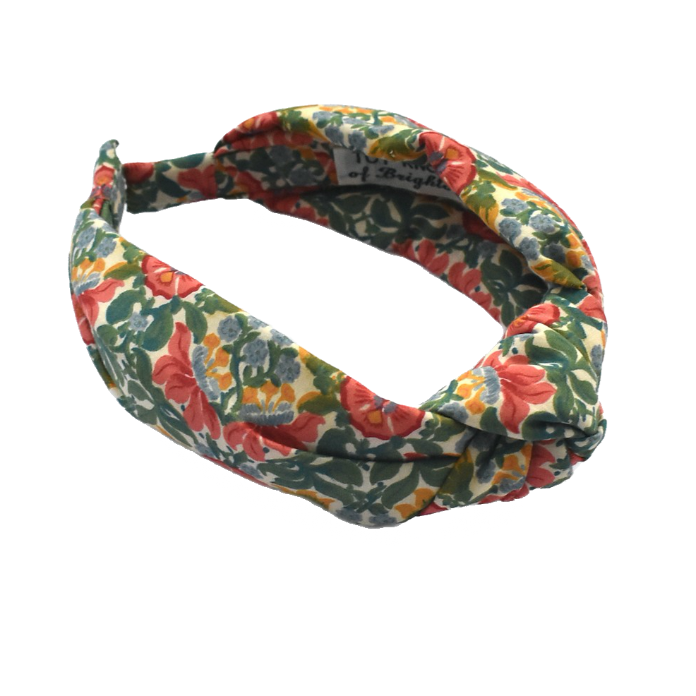 Classic Knot head band - Vintage Liberty of London Persephone print