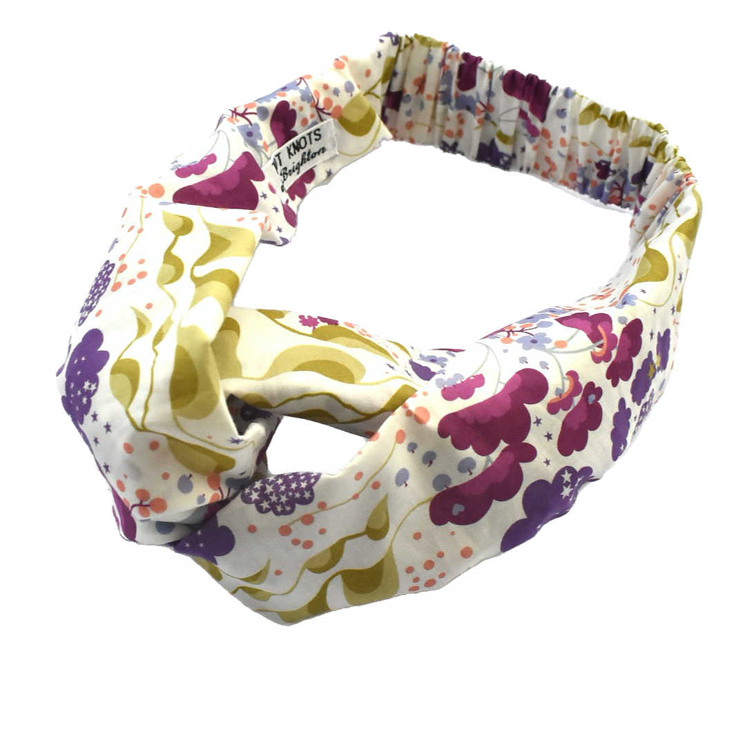 Twisted Turban Headband - Limited Edition Liberty of London Mini Mim print