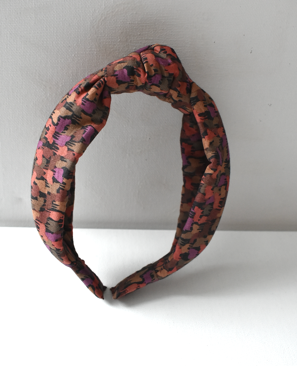 Classic Knot head band - Liberty of London Kussman print