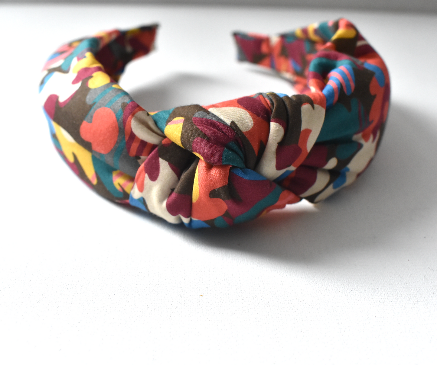 Classic Knot head band - Liberty of London Autumn Fall print