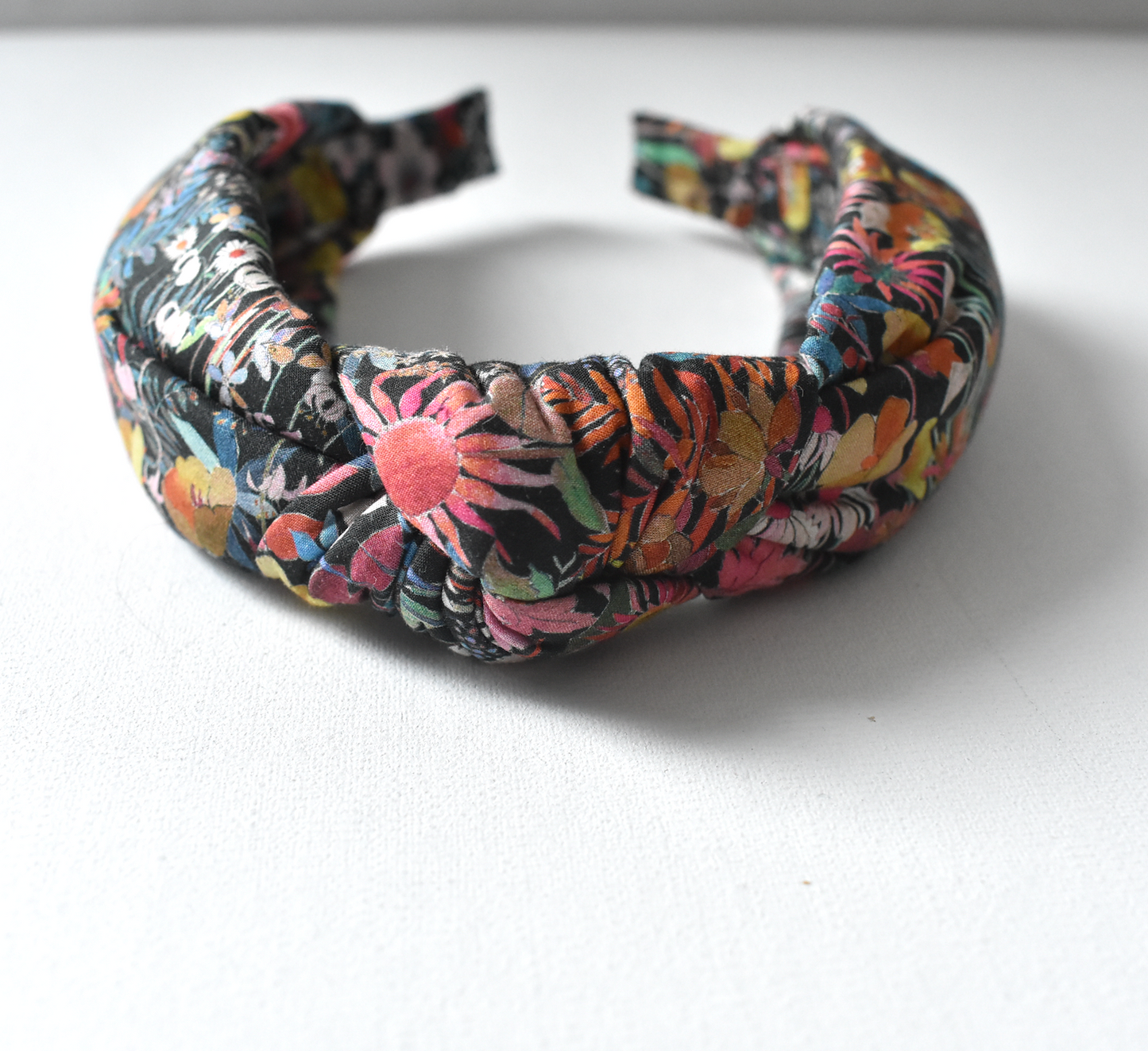 Classic Knot head band - Liberty of London Faria Flowers print
