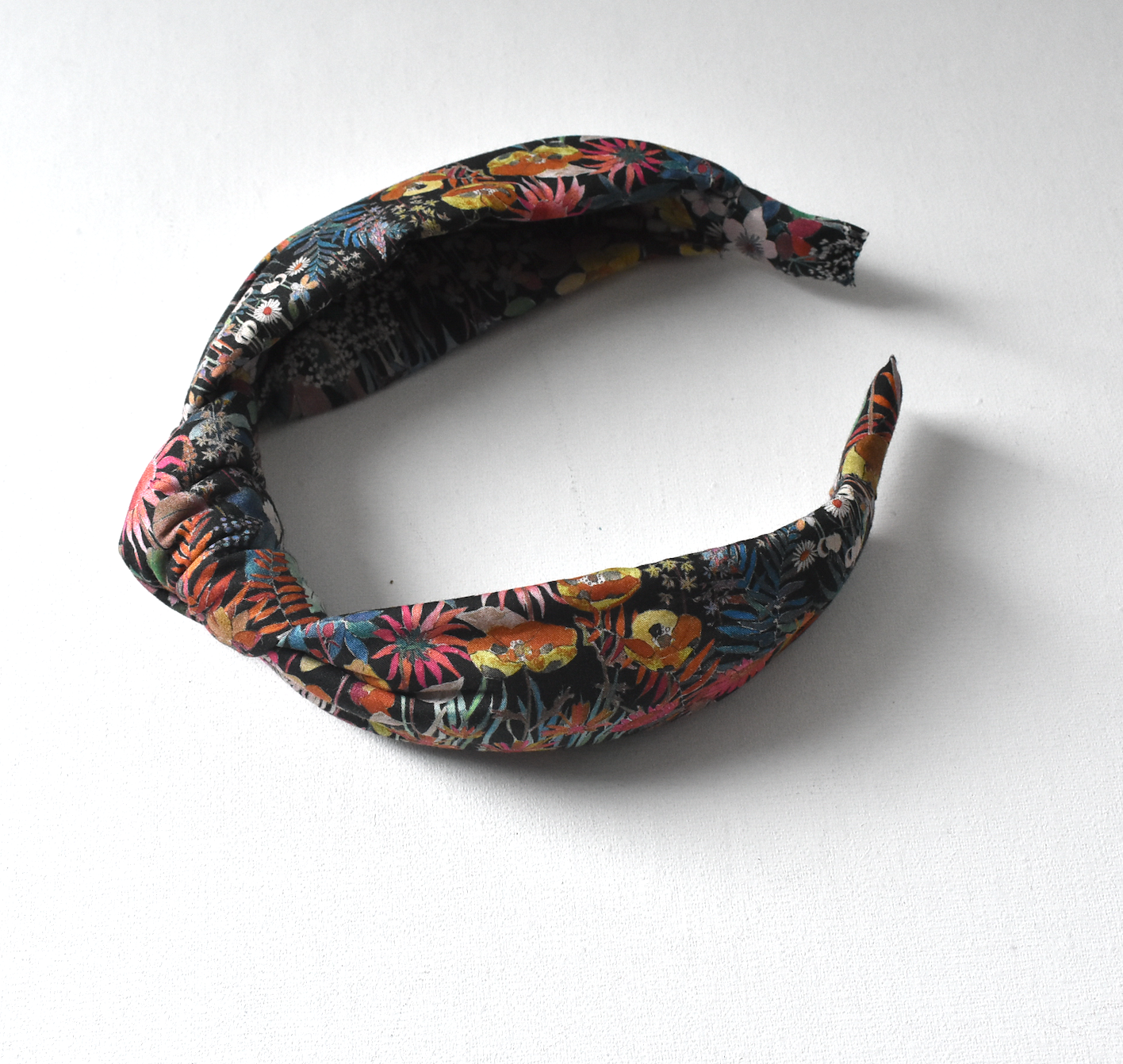 Classic Knot head band - Liberty of London Faria Flowers print