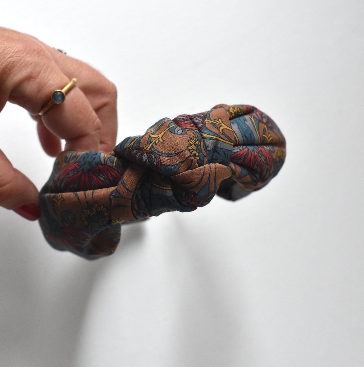 Classic Knot head band - Vintage Liberty of London William Morris print