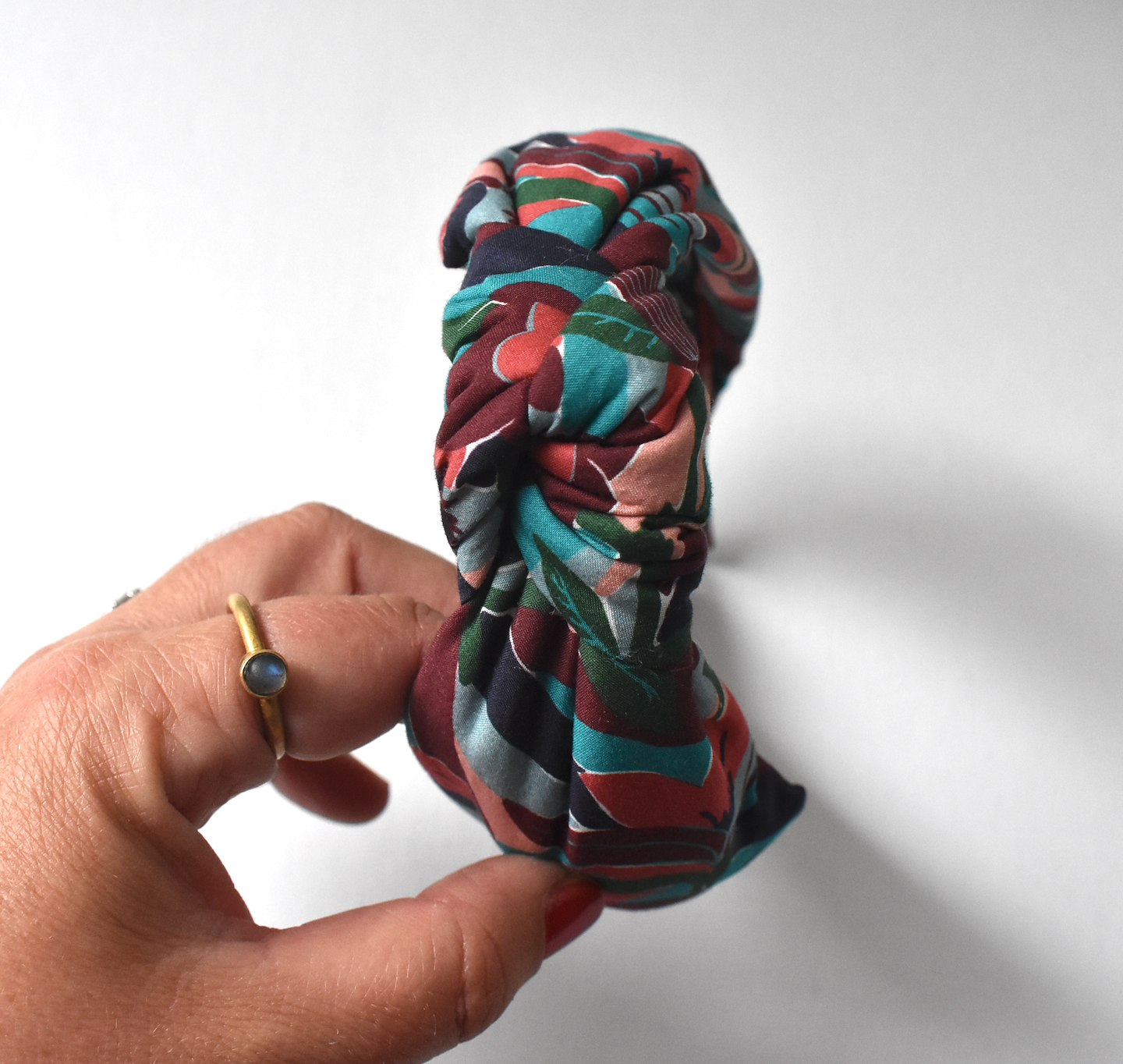 Classic Knot head band - Liberty of London Vintage Bloomsbury print