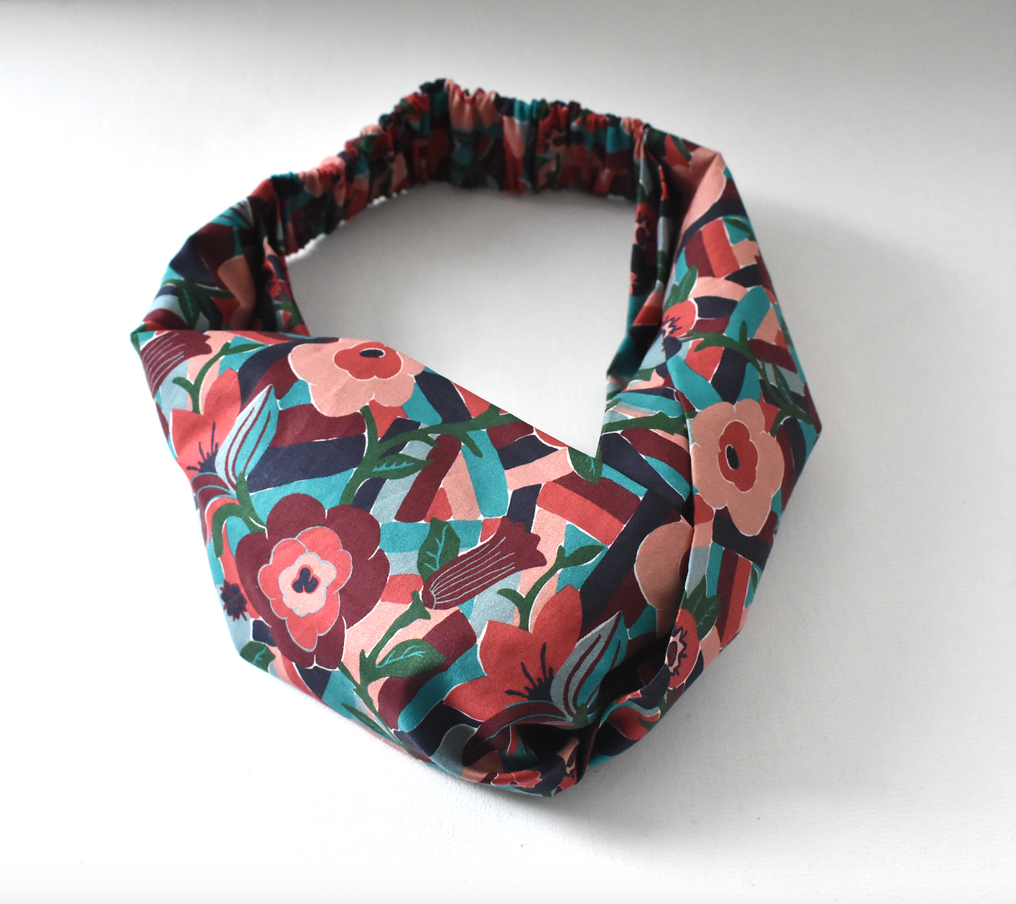 Twisted Turban Headband - Liberty of London Vintage Bloomsbury Floral print