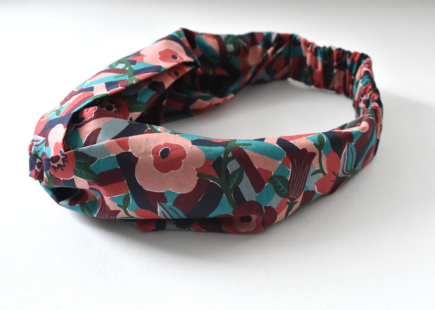 Twisted Turban Headband - Liberty of London Vintage Bloomsbury Floral print