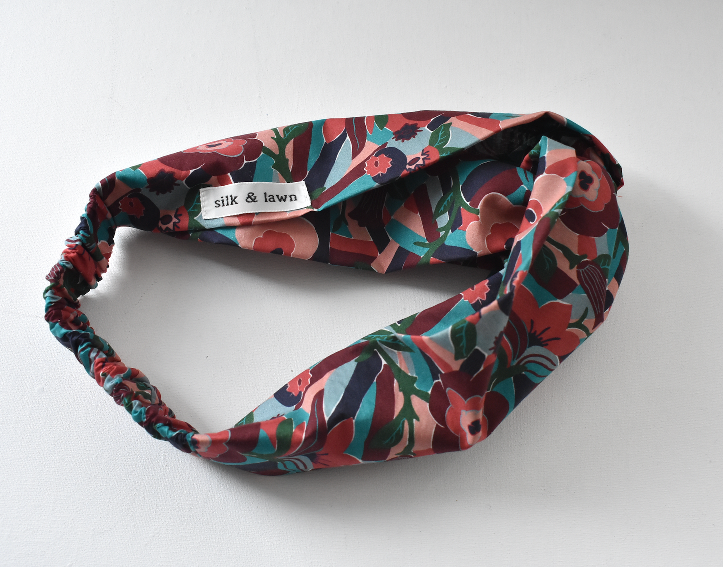 Twisted Turban Headband - Liberty of London Vintage Bloomsbury Floral print
