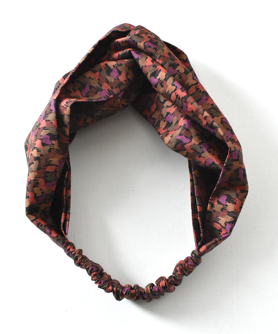 Twisted Turban Headband - Liberty of London Kussman print