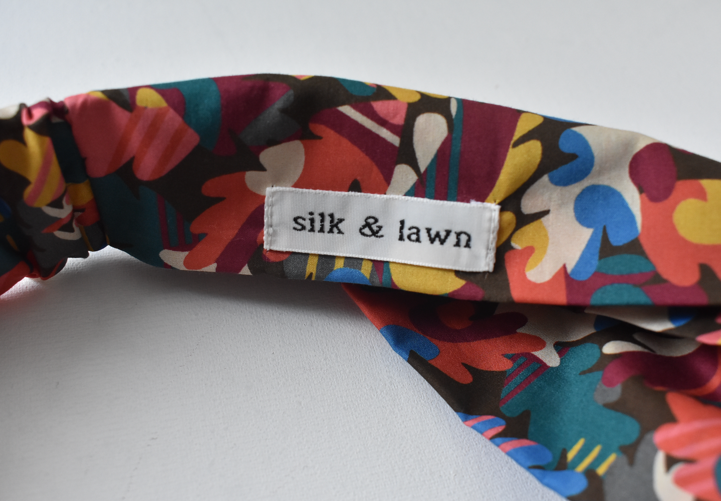 Twisted Turban Headband - Liberty of London Autumn Fall print