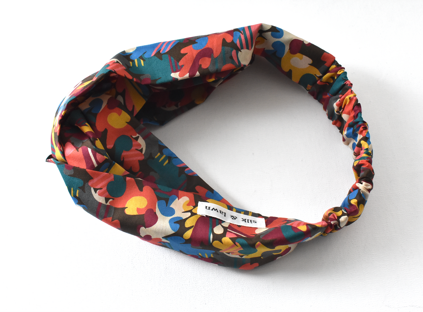 Twisted Turban Headband - Liberty of London Autumn Fall print