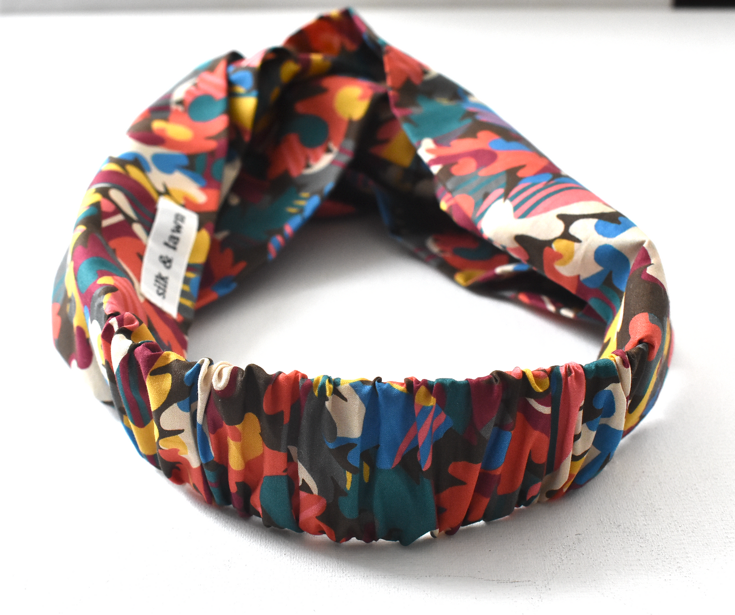 Twisted Turban Headband - Liberty of London Autumn Fall print