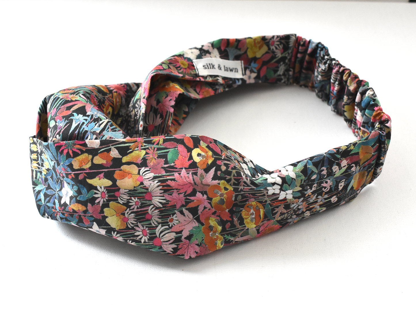 Twisted Turban Headband - Liberty of London Faria Flowers print