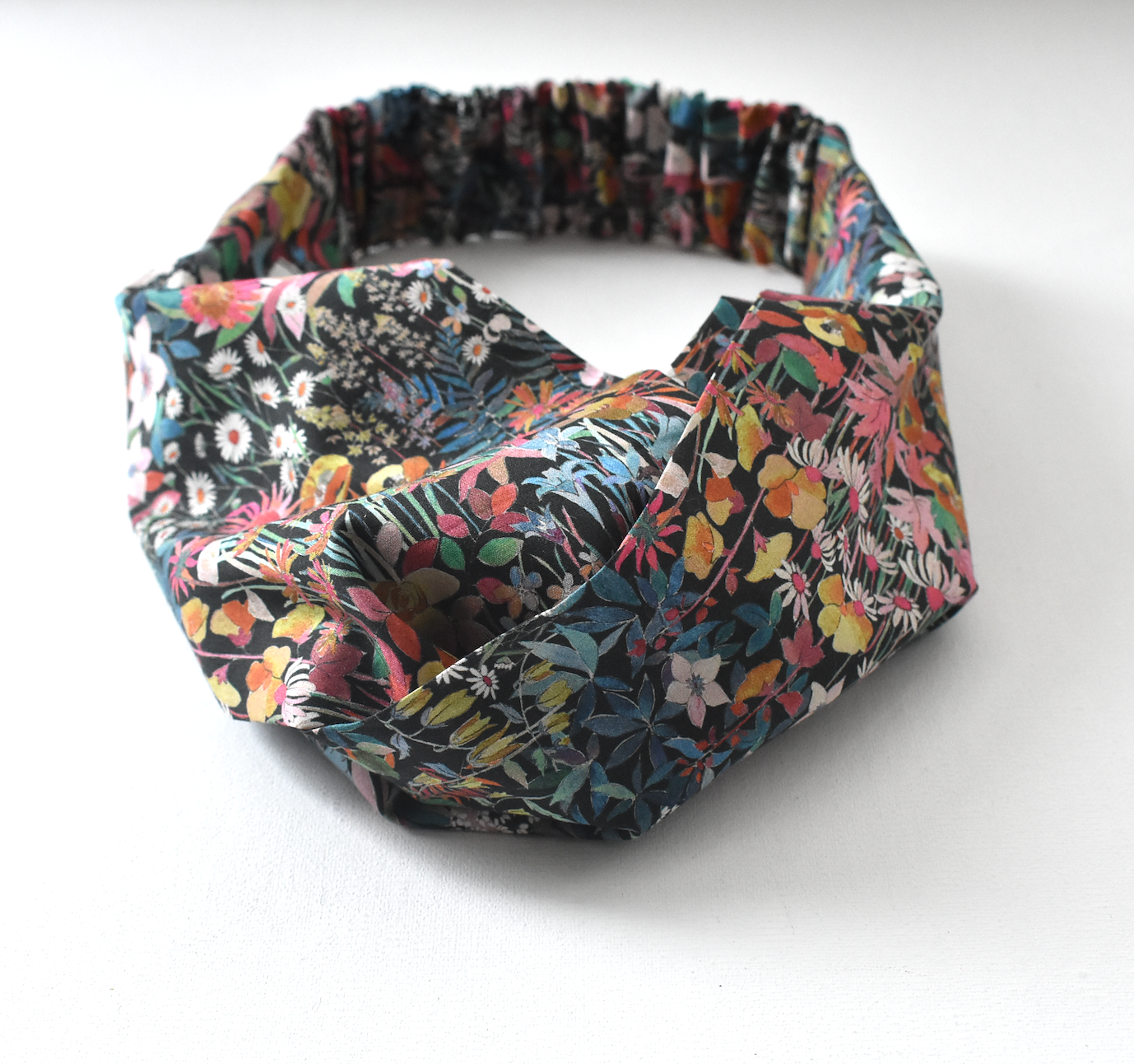 Twisted Turban Headband - Liberty of London Faria Flowers print
