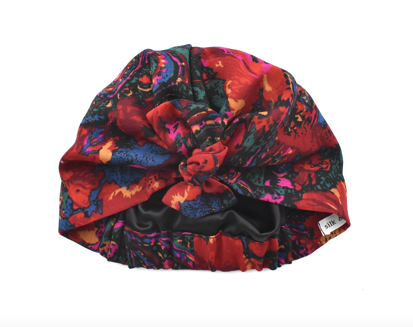 Ladies Turban Hat - Liberty of London print vintage Varuna wool