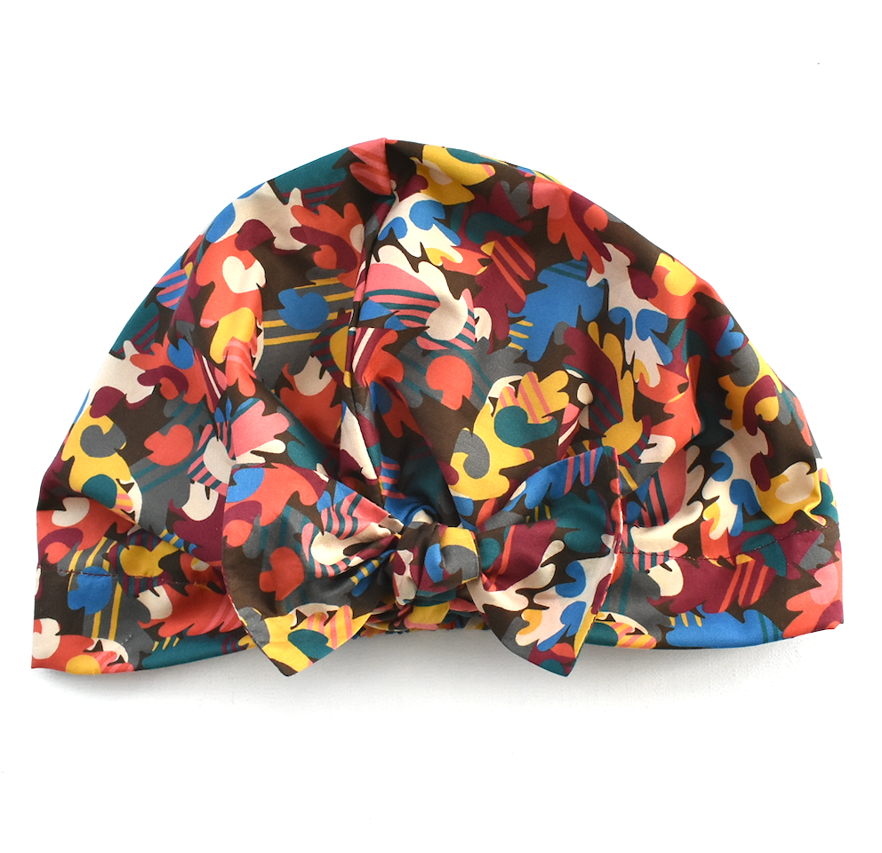 Ladies Turban Hat - Liberty of London Autumn Fall print