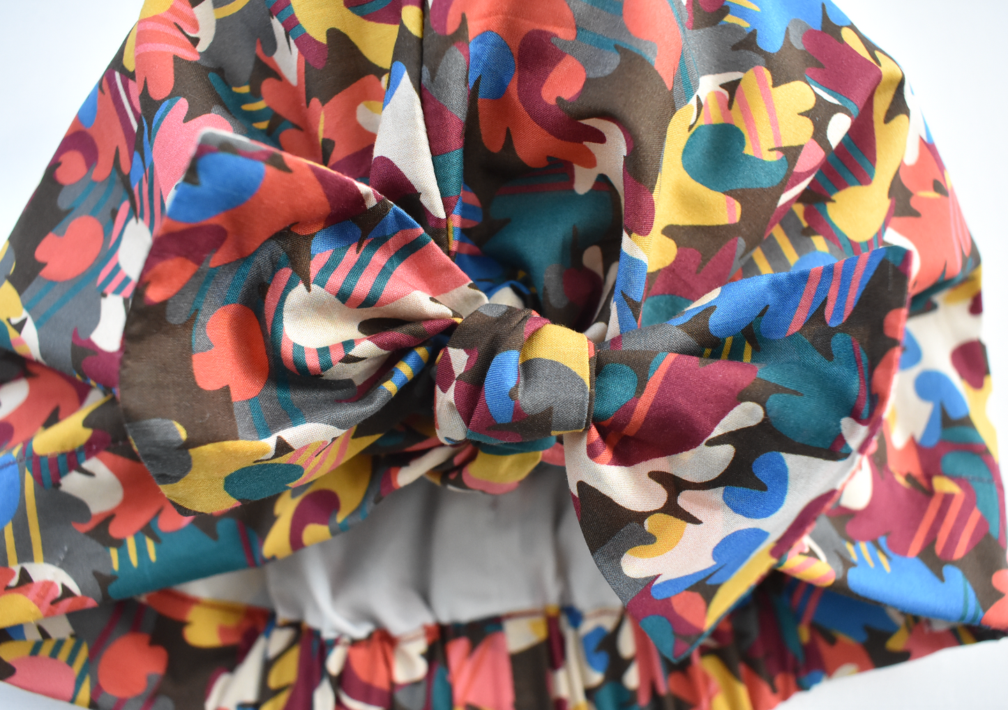 Ladies Turban Hat - Liberty of London Autumn Fall print