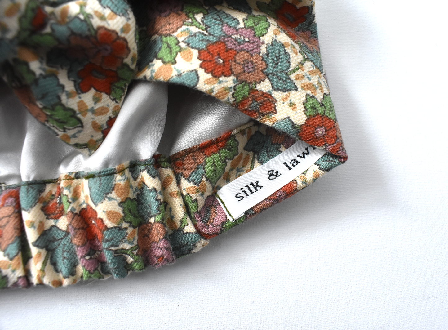 Ladies Turban Hat - Liberty of London Floral print in Vintage Lantana