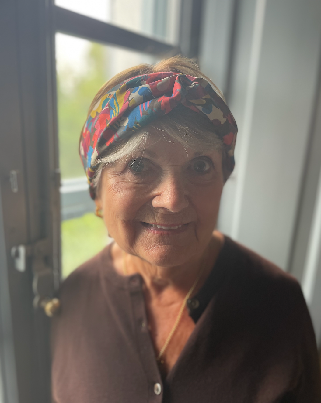 Twisted Turban Headband - Liberty of London Autumn Fall print