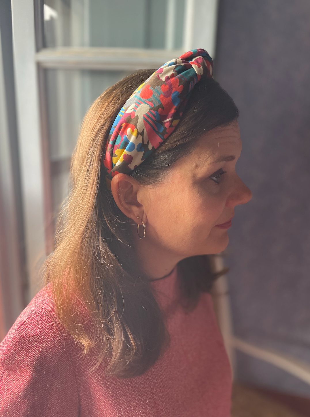 Classic Knot head band - Liberty of London Autumn Fall print