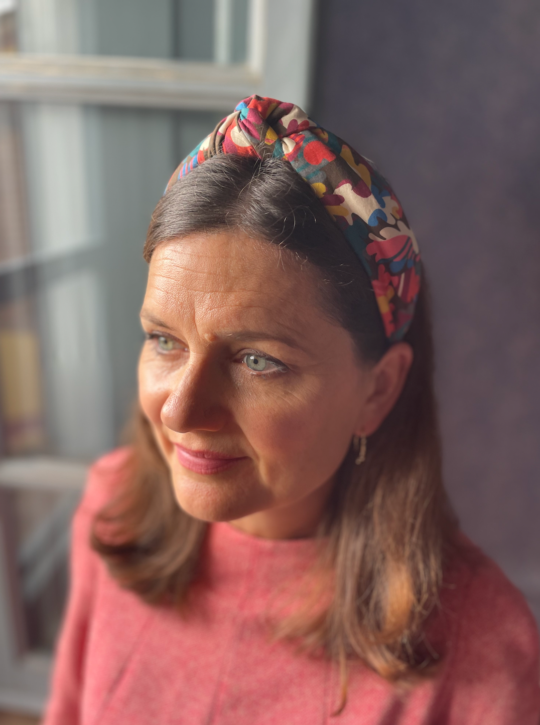 Classic Knot head band - Liberty of London Autumn Fall print