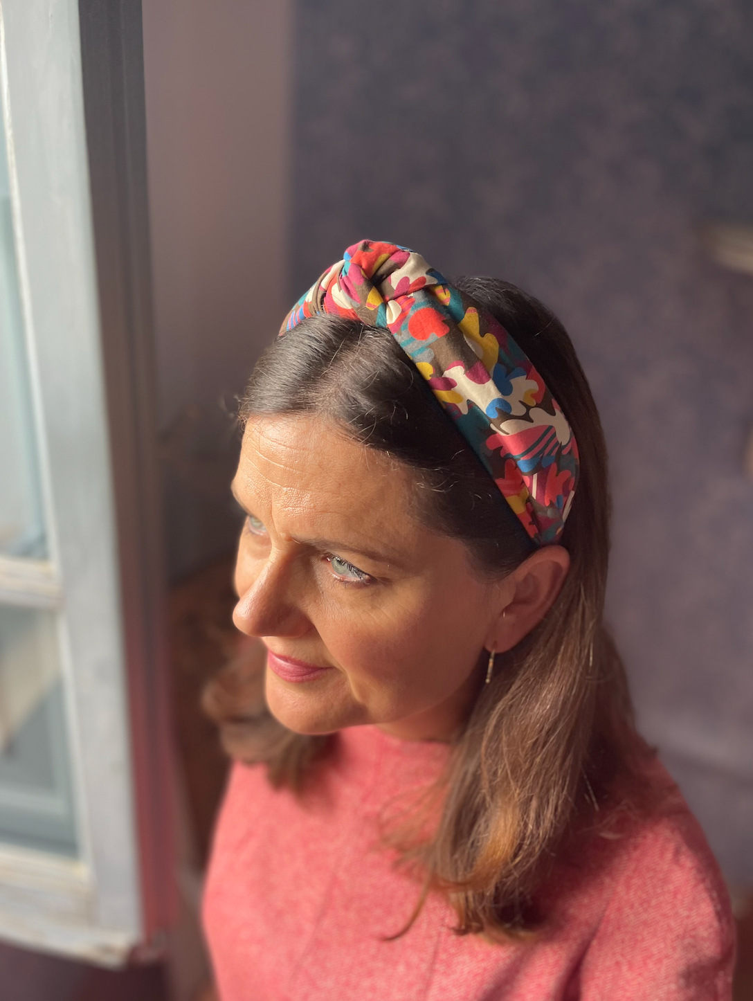 Classic Knot head band - Liberty of London Autumn Fall print