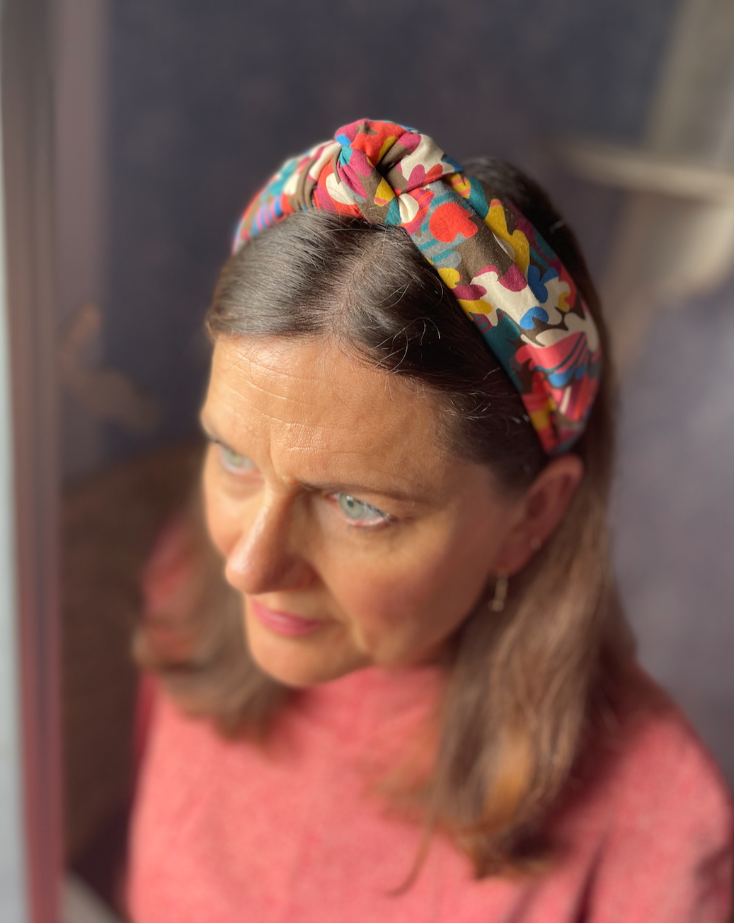 Classic Knot head band - Liberty of London Autumn Fall print