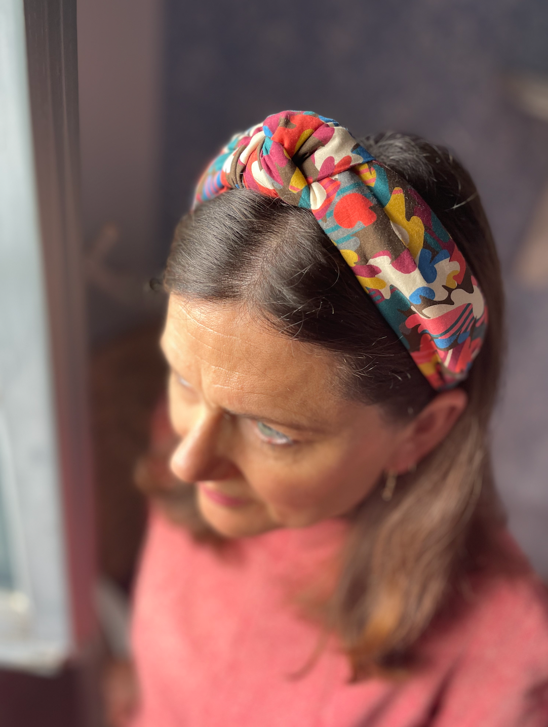 Classic Knot head band - Liberty of London Autumn Fall print