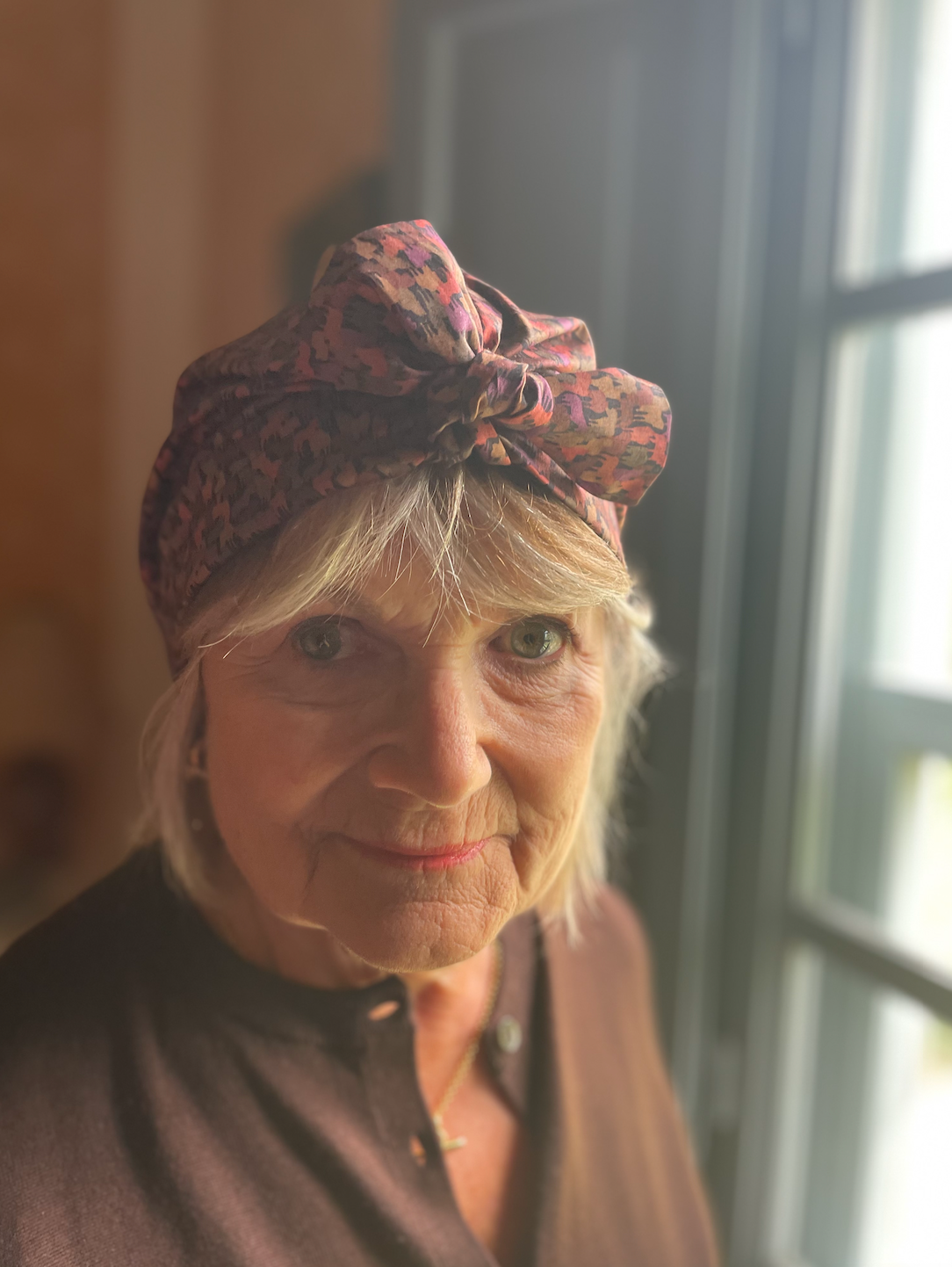 Ladies Turban Hat - Liberty of London Kussman print
