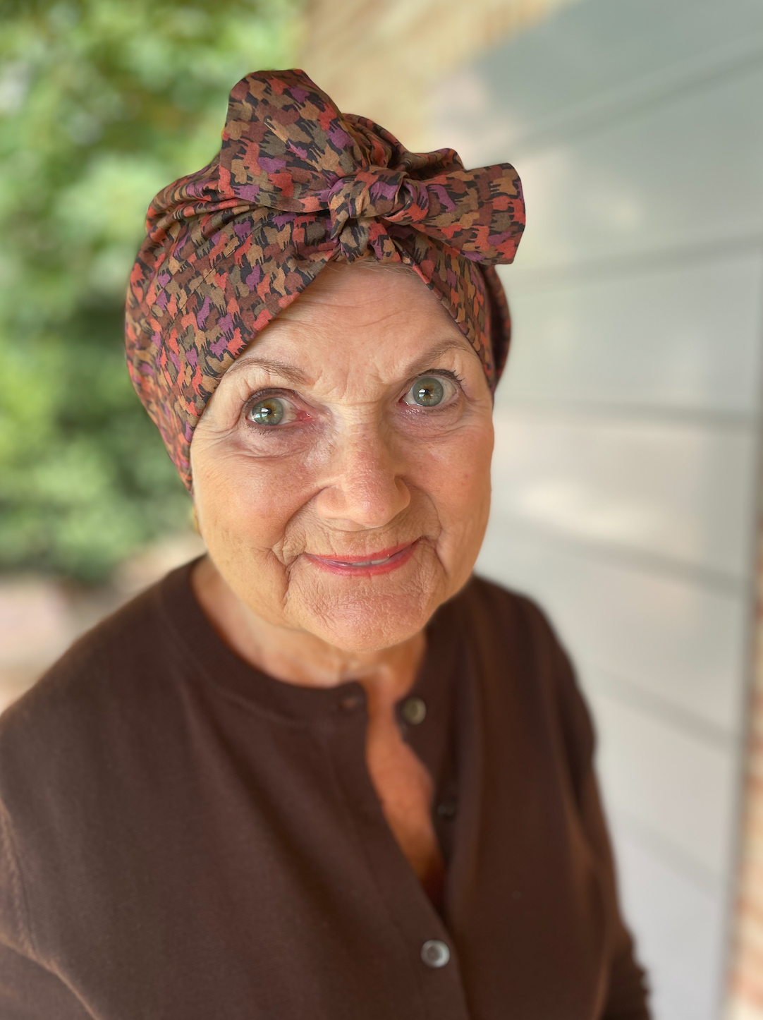 Ladies Turban Hat - Liberty of London Kussman print