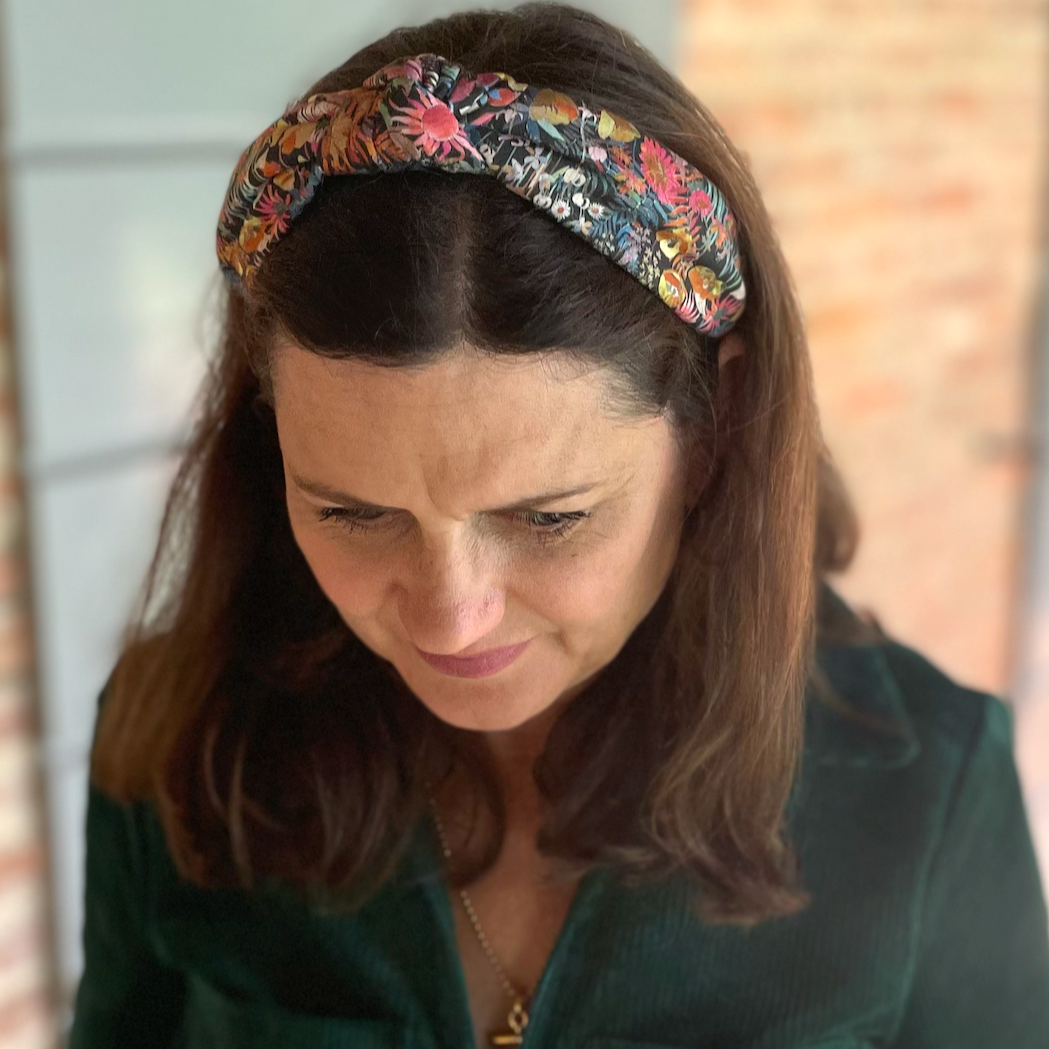 Classic Knot head band - Liberty of London Faria Flowers print