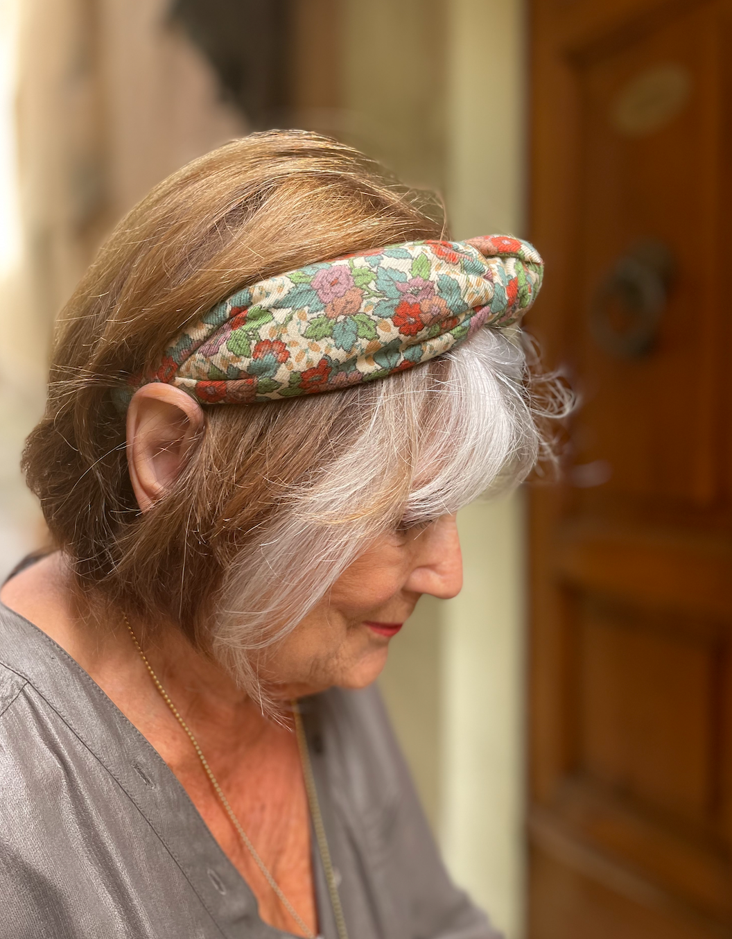 Alice headband - Liberty of London Vintage Lantana Floral print
